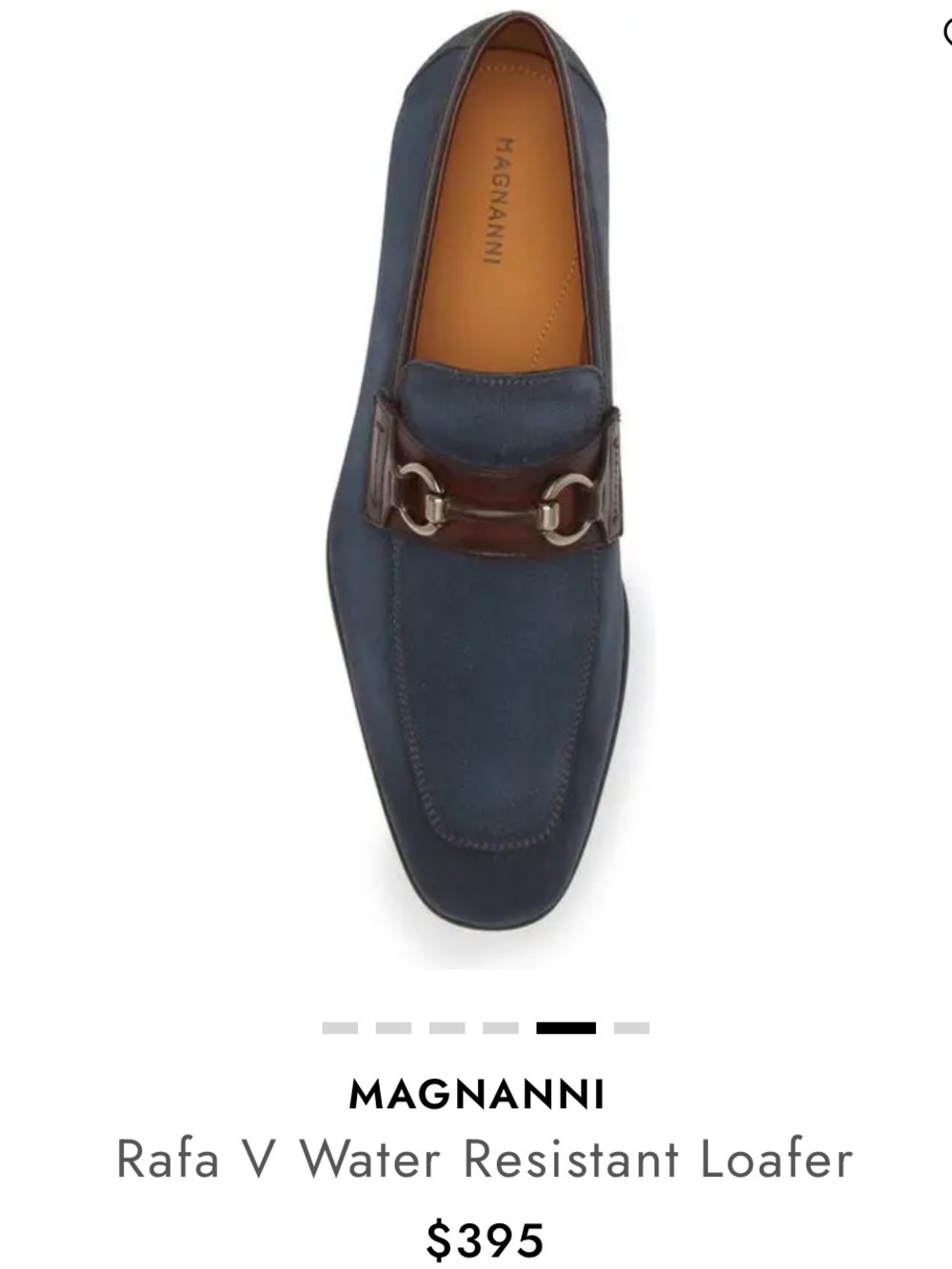 MAGNANNI
Rafa V Men's navy/ midbrown Suede Bit Loafers size 11.5 new /no box
